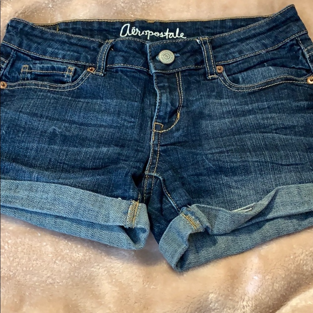 Blue jean shorts